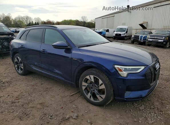 WA1AAAGE6NB007758 2022 AUDI E-TRON Синий Передняя правая четверть
