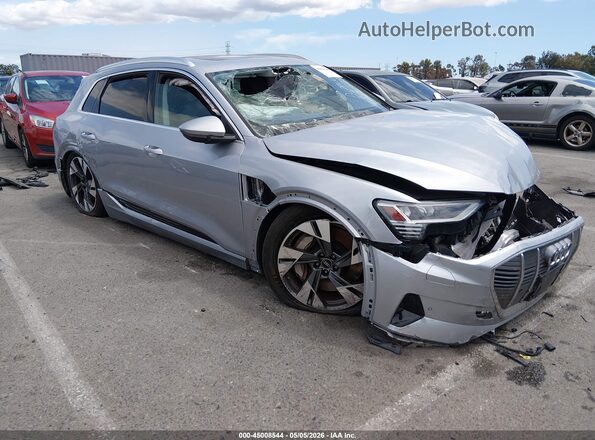 WA1AAAGEXNB020903 2022 AUDI E-TRON Серебряный Передняя правая четверть