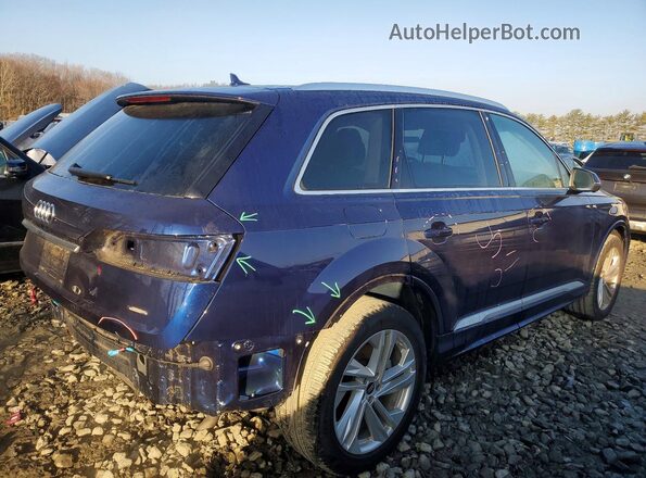 WA1ACBF7XPD010494 2023 AUDI Q7 Синий Задняя правая четверть