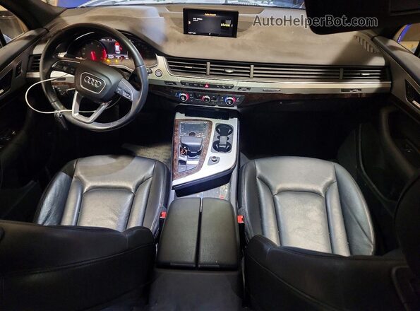 WA1AHAF71KD035367 2019 AUDI Q7 Blue წინა პანელის ხედი