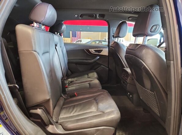 WA1AHAF71KD035367 2019 AUDI Q7 Blue უკანა სალონის ხედი
