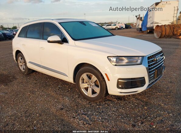 WA1AHAF72KD020747 2019 AUDI Q7 Белый Передняя правая четверть
