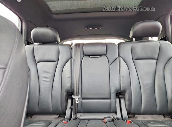 WA1AHAF75KD034402 2019 AUDI Q7 Gray Вид задніх сидінь