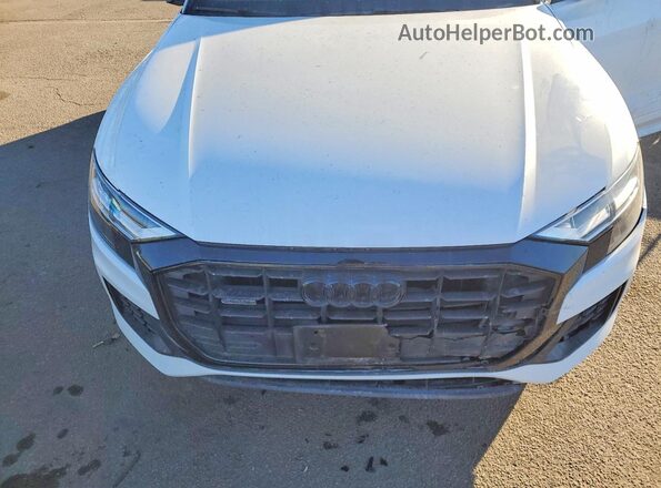 WA1AVAF17LD019101 2020 AUDI Q8 White Շարժիչի բաժամունքի տեսք