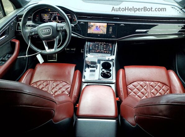 WA1AWAF75LD011855 2020 AUDI SQ7 Black Առջևի վահանակի տեսք