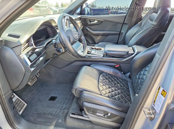 WA1AWAF7XLD013276 2020 AUDI SQ7 Silver Widok wnętrza z przodu