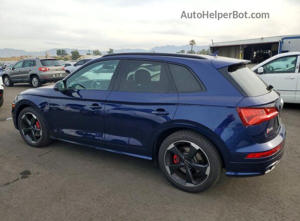 WA1B4AFY0K2015115 2019 AUDI SQ5 Синий Задняя левая четверть
