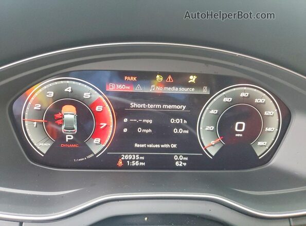 WA1B4AFY9P2185657 2023 AUDI SQ5 Серый Вид щитка приборов