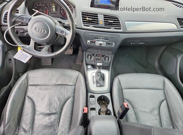 WA1BFCFS2GR002012 2016 AUDI Q3 Charcoal Առջևի վահանակի տեսք