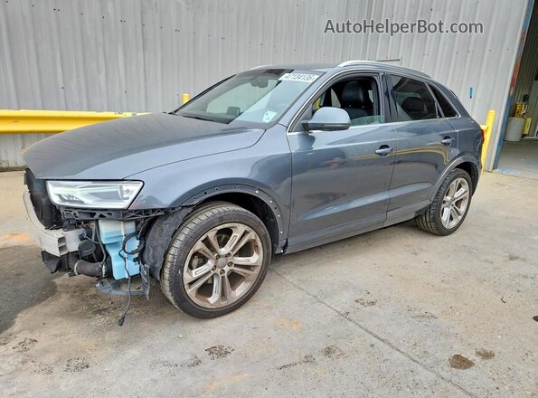 WA1BFCFS2GR002012 2016 AUDI Q3 Charcoal Առջևի ձախ երեք քառորդ տեսարան