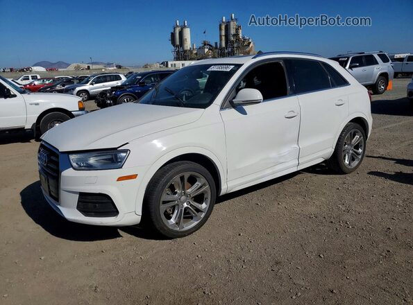 WA1BFCFSXGR011394 2016 AUDI Q3 White Vista tres cuartos delantera izquierda