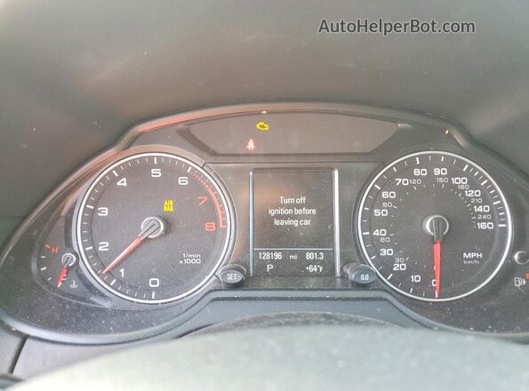 WA1C2AFP0HA089585 2017 AUDI Q5 Black Սարքավորումների վահանակի տեսք