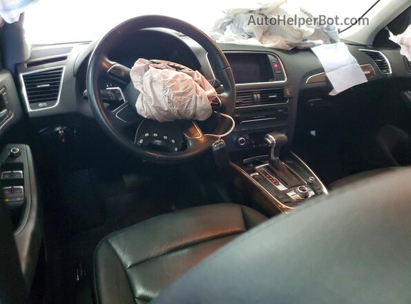 WA1C2AFP3HA009633 2017 AUDI Q5 Black Widok deski rozdzielczej