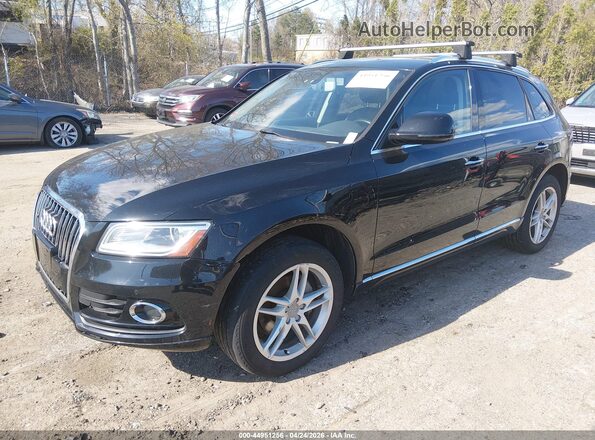 WA1C2AFP8HA096932 2017 AUDI Q5 Black Առջևի ձախ երեք քառորդ տեսարան