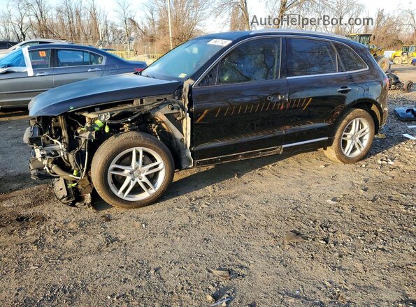 WA1C2AFPXHA099895 2017 AUDI Q5 Black Առջևի ձախ երեք քառորդ տեսարան