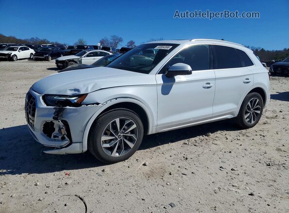 WA1CAAFY2M2007291 2021 AUDI Q5 White Vista tres cuartos delantera izquierda