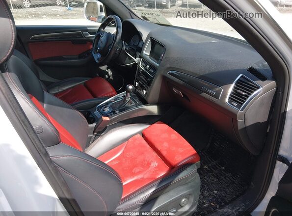 WA1CCAFP0GA102752 2016 AUDI SQ5 White Widok wnętrza z przodu