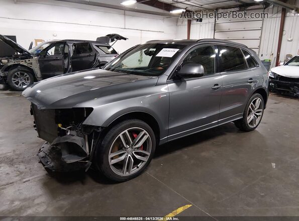 WA1CCAFP4GA011452 2016 AUDI SQ5 Gray Առջևի ձախ երեք քառորդ տեսարան