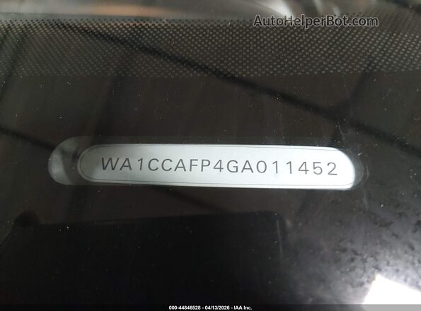WA1CCAFP4GA011452 2016 AUDI SQ5 Gray Շարժիչի բաժամունքի տեսք