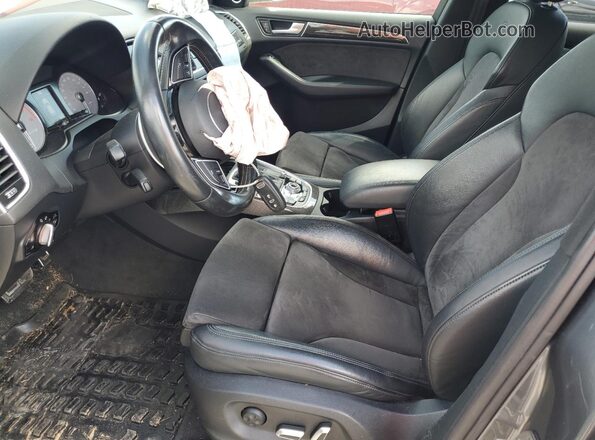 WA1CCAFP5HA047054 2017 AUDI SQ5 Gray წინა სალონის ხედი