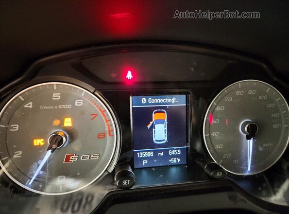 WA1CCAFP6GA037955 2016 AUDI SQ5 Black Instrument cluster view