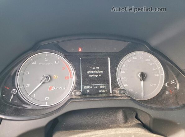 WA1CCAFP8GA063408 2016 AUDI SQ5 Gray Widok zestawu wskaźników