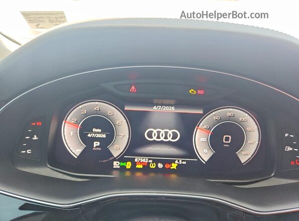 WA1CVAF17KD008347 2019 AUDI Q8 Черный Вид щитка приборов