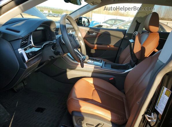 WA1CVAF19KD013064 2019 AUDI Q8 Black Widok wnętrza z przodu