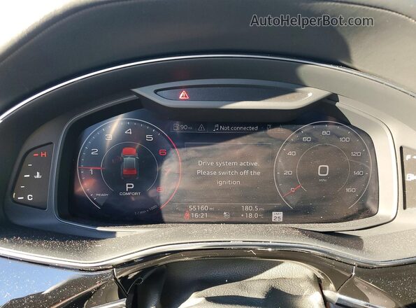 WA1CVAF19KD013064 2019 AUDI Q8 Black Widok zestawu wskaźników