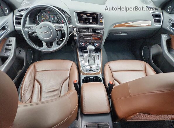 WA1D7AFP7HA066391 2017 AUDI Q5 Black წინა პანელის ხედი