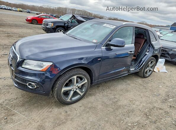 WA1D7AFP7HA066391 2017 AUDI Q5 Black წინა მარცხენა ხედი სამი მეოთხედიდან