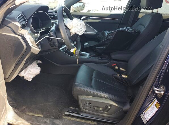 WA1DECF30S1001355 2025 AUDI Q3 Синий Вид салона спереди