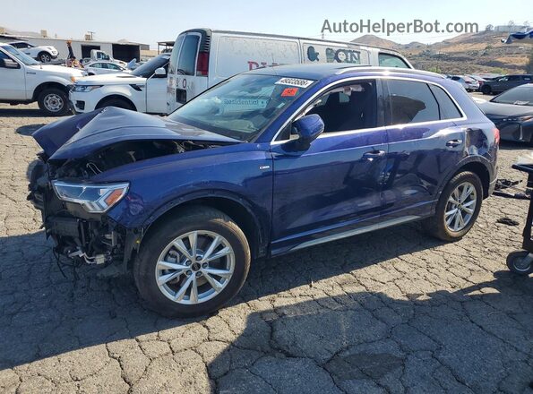 WA1DECF30S1001355 2025 AUDI Q3 Синий Передняя левая четверть