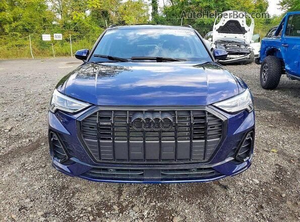 WA1DECF33S1008087 2025 AUDI Q3 Синий Вид спереди
