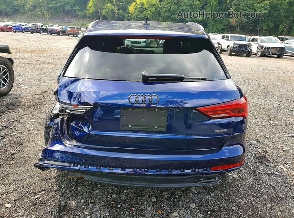 WA1DECF33S1008087 2025 AUDI Q3 Синий Вид сзади