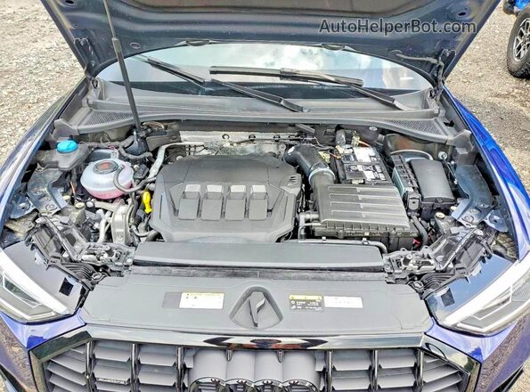 WA1DECF33S1008087 2025 AUDI Q3 Синий Вид подкапотного пространства