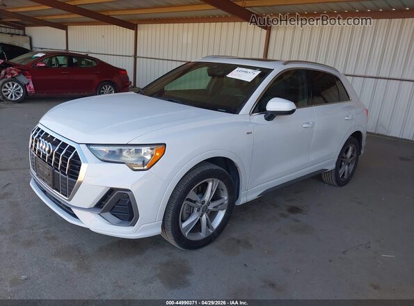 WA1DECF34L1020668 2020 AUDI Q3 White Vista tres cuartos delantera izquierda