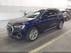 2022 Audi Q3 Premium 45 Tfsi S Line Quattro Tiptronic Синий vin: WA1DECF38N1145496