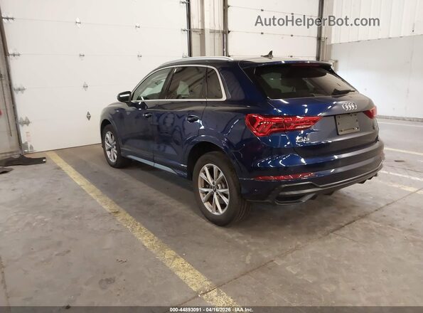 WA1DECF38N1145496 2022 AUDI Q3 Синий Задняя левая четверть