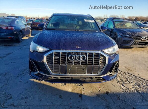 WA1DECF39M1017590 2021 AUDI Q3 Blue Widok z przodu