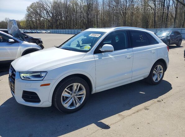 WA1ECCFS0HR008172 2017 AUDI Q3 White წინა მარცხენა ხედი სამი მეოთხედიდან