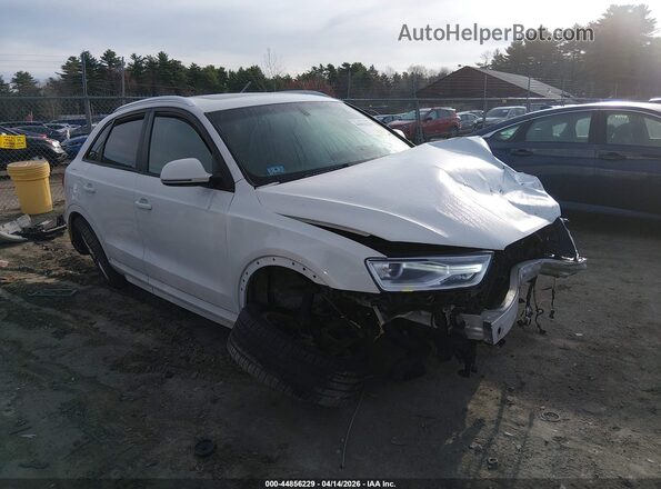 WA1ECCFS3JR026543 2018 AUDI Q3 White Przód prawy