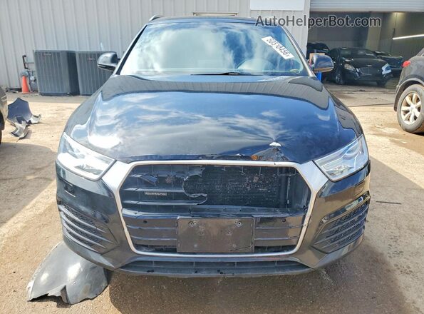 WA1ECCFS7JR021684 2018 AUDI Q3 Black Widok z przodu