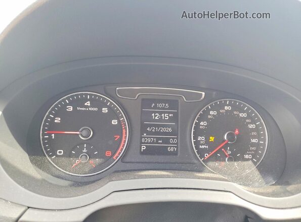 WA1ECCFS7JR021684 2018 AUDI Q3 Black Widok zestawu wskaźników