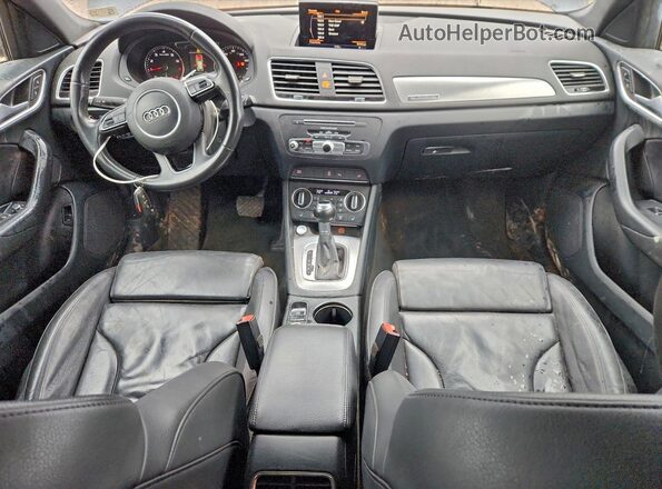 WA1ECCFSXJR003096 2018 AUDI Q3 Gray წინა პანელის ხედი