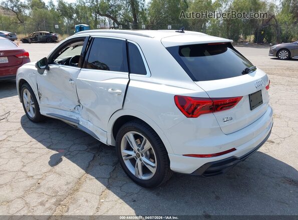 WA1EECF36M1064676 2021 AUDI Q3 White Trasero izquierdo