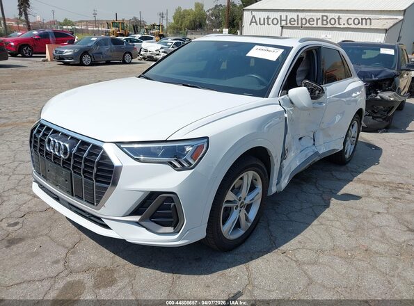 WA1EECF36M1064676 2021 AUDI Q3 White Vista tres cuartos delantera izquierda