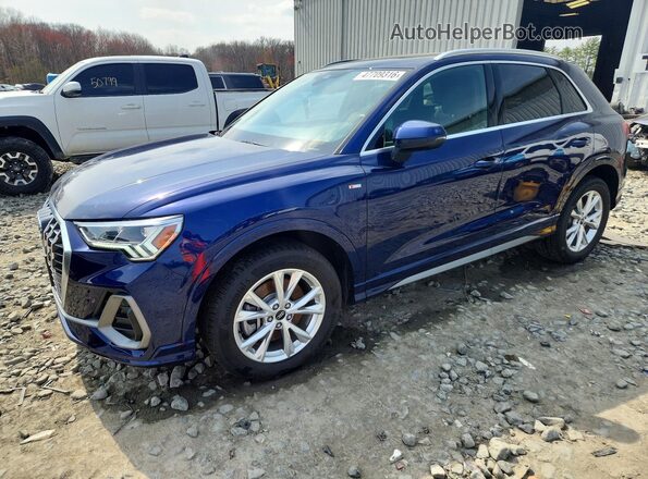 WA1EECF37P1022540 2023 AUDI Q3 Синий Передняя левая четверть