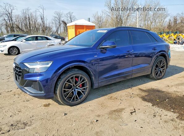 WA1EVAF15KD016598 2019 AUDI Q8 Blue Przód lewy