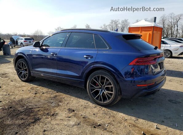 WA1EVAF15KD016598 2019 AUDI Q8 Blue Tył lewy